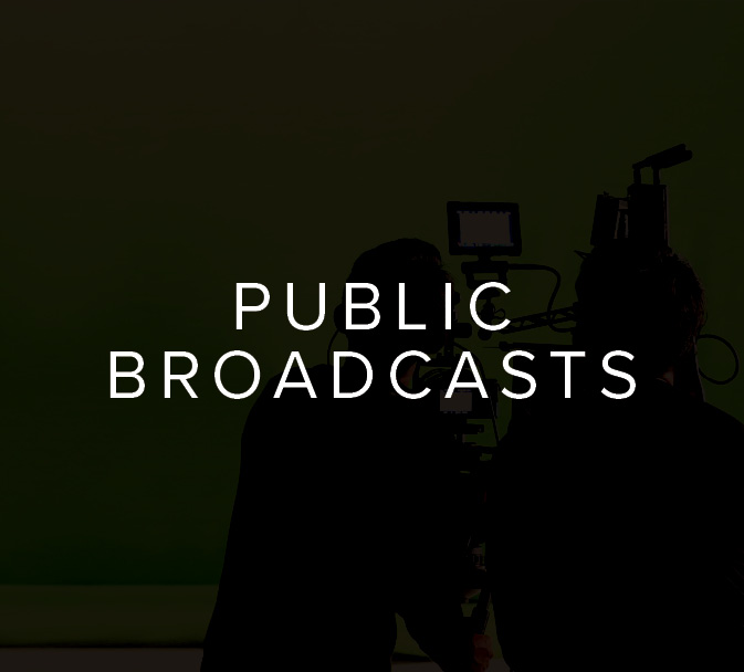 Public broadcasts