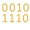 Binary number icon