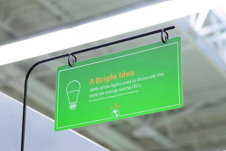 Retail store signage