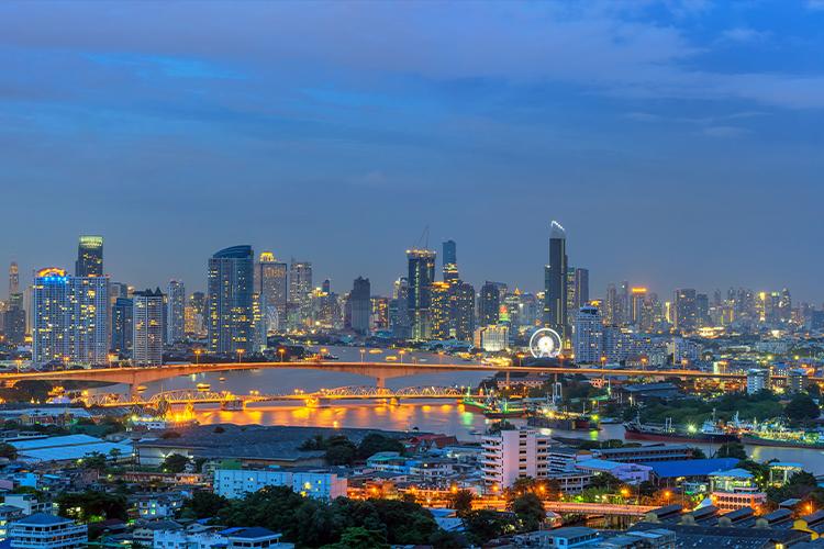 Panorama de una ciudad